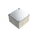 75mm x 75mm x 50mm Galvanised Adaptable Box With Knockouts